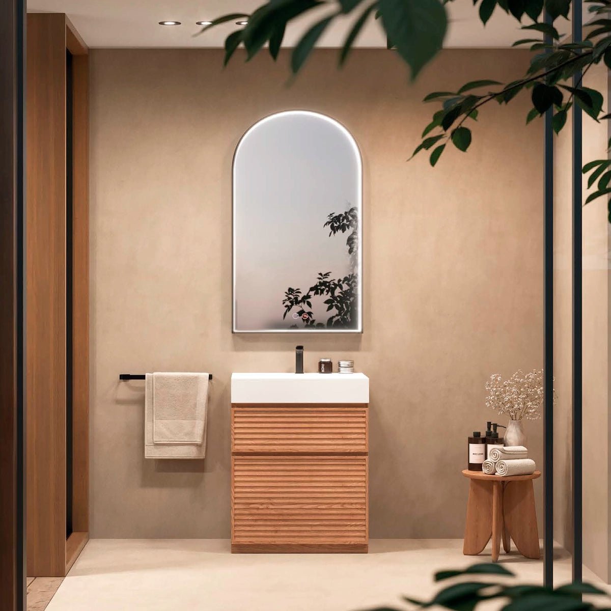 Espejo luz led indirecta Roma - Thebath