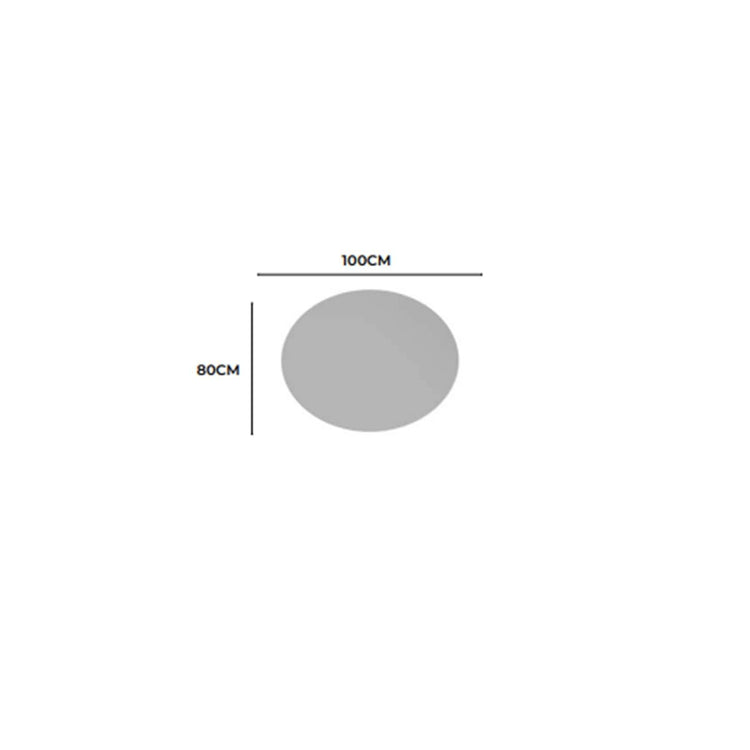 Miroir ovale avec lumière led Oval