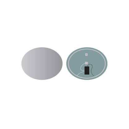 Espejo ovalado con luz led Oval