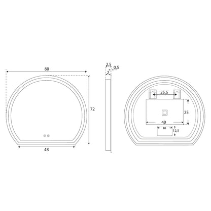 Espejo para baño Vesta - Thebath