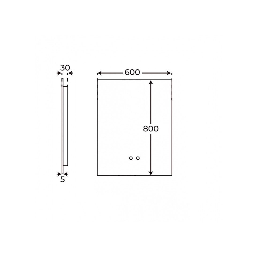 Espejo rectangular Ángelo