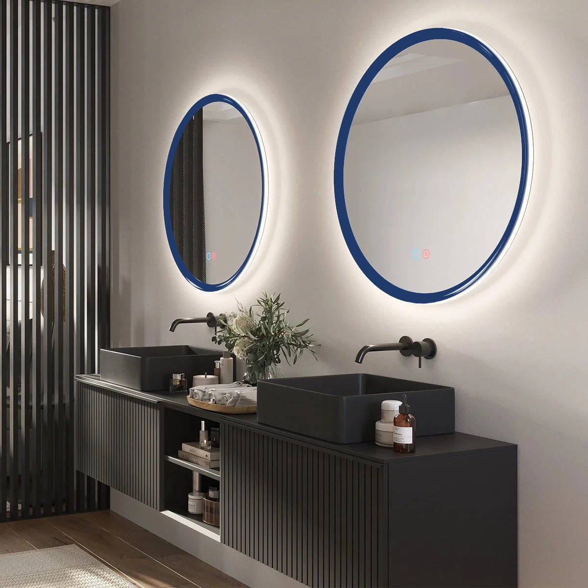 Espejo redondo con luz led Torino - Thebath