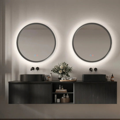 Espejo redondo con luz led Torino - Thebath