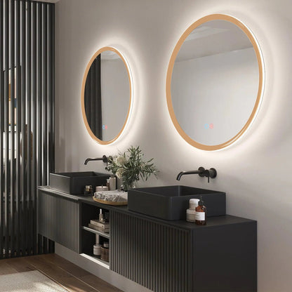 Espejo redondo con luz led Torino - Thebath