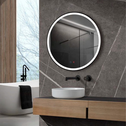 Espejo redondo con luz París - Thebath