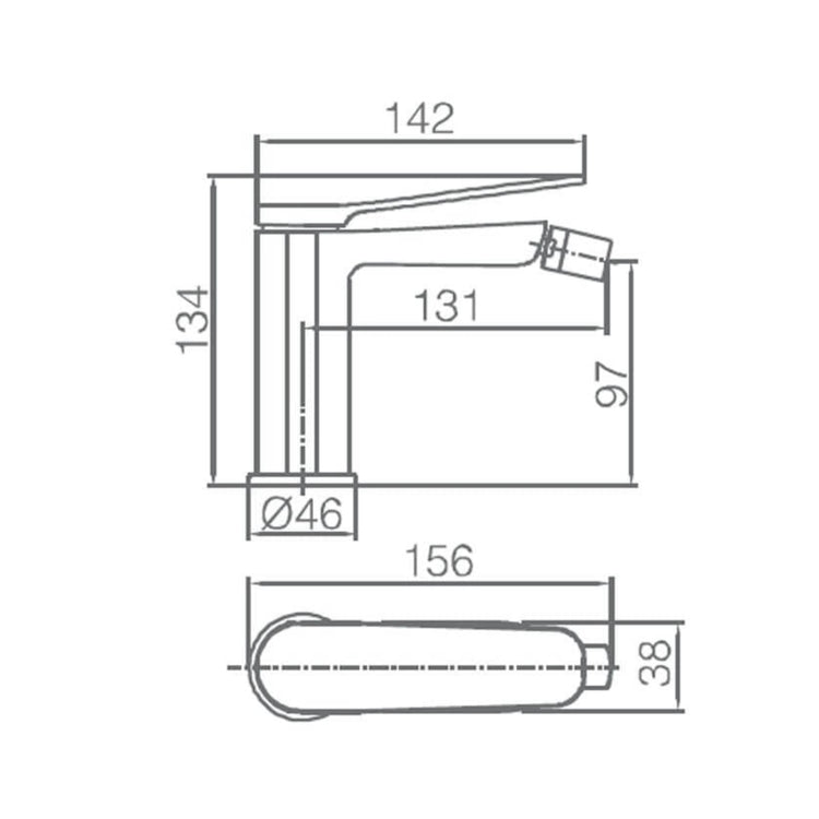 Robinets de salle de bains noir table de mixage Danemark