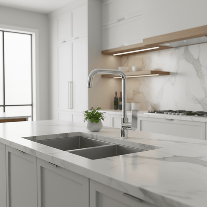 Grifo alto curvo Flat - Thebath