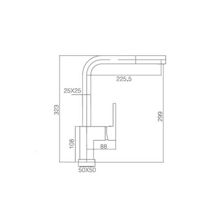 Robinet de cuisine Minimaliste