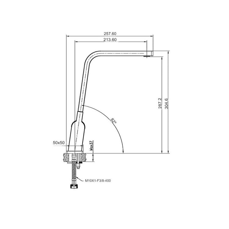 Robinet de cuisine Keops chrome
