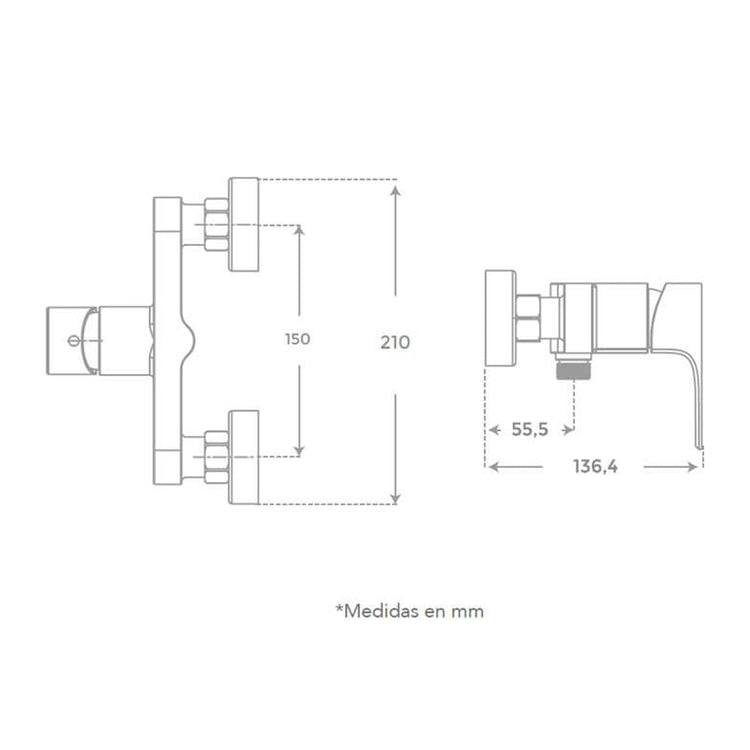 Robinet de douche Kyte