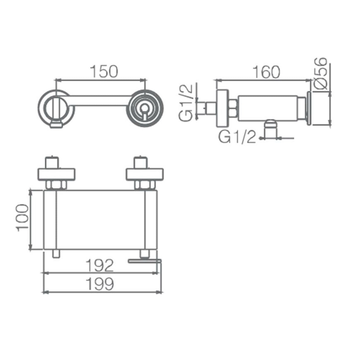 Grifo ducha negro mate - Thebath
