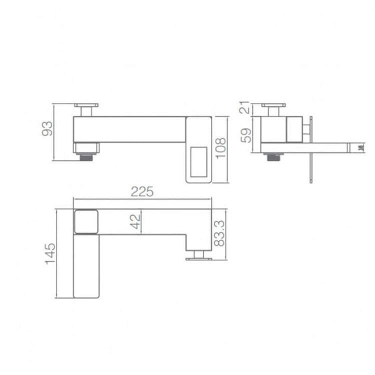Mitigeur bain/douche Suède