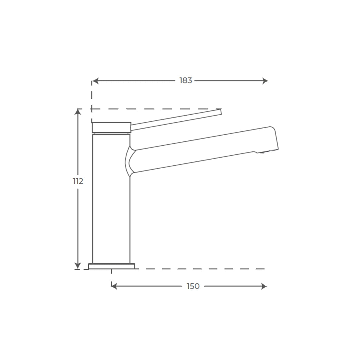 Grifo monomando de lavabo Otto - The Bath