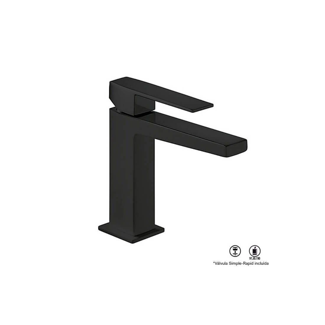 Grifo negro mate - Thebath