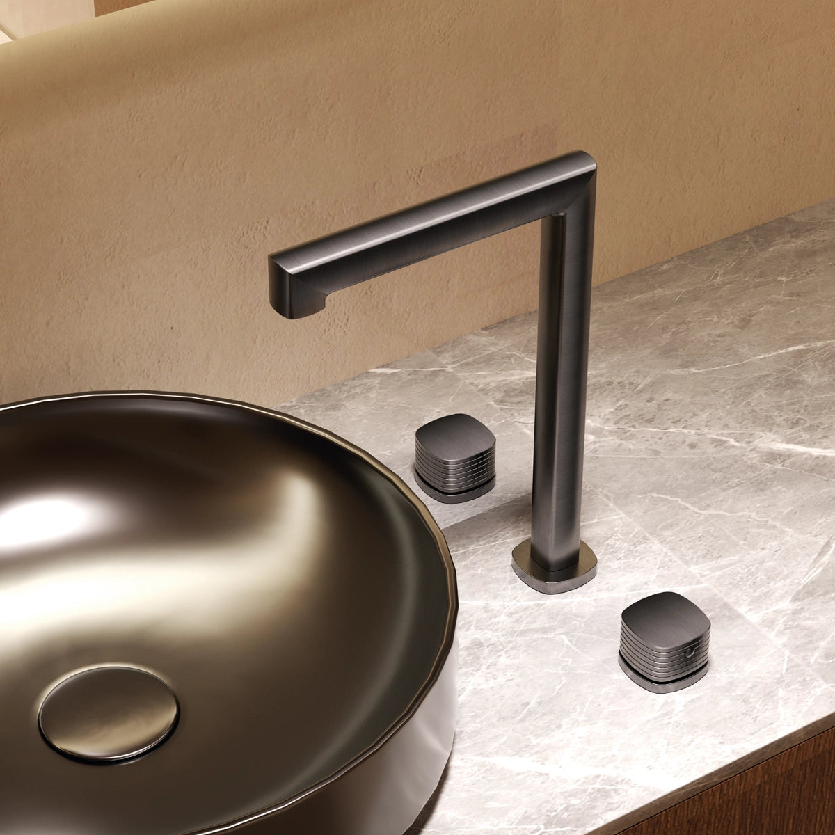 Robinet de lavabo sur plan Firenze