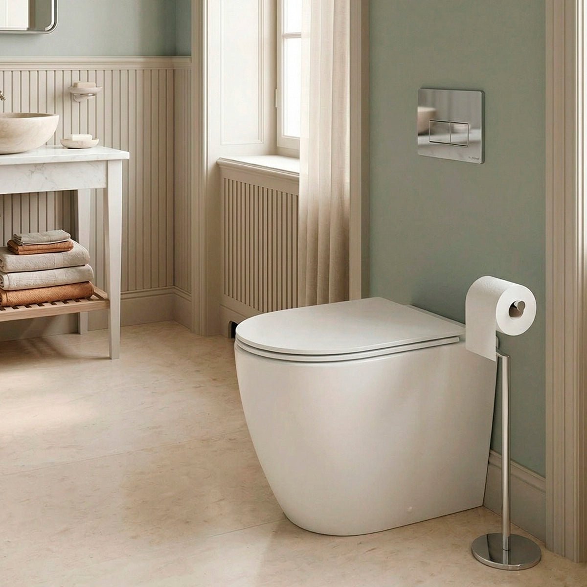 Inodoro compacto blanco mate Elba - The Bath
