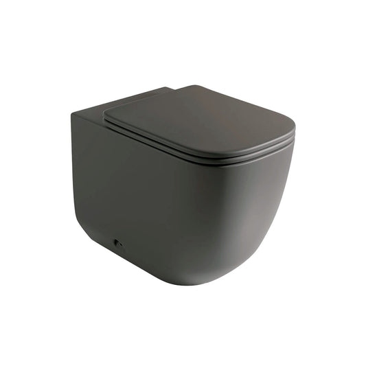 Inodoro compacto negro mate Zen - The Bath