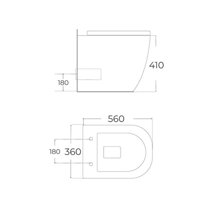 Inodoro compacto Verona - Thebath