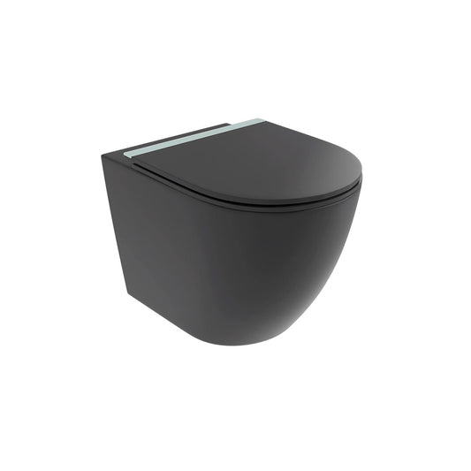 Inodoro suspendido negro Elba - The Bath