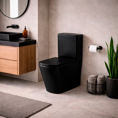 Inodoro tanque bajo negro Cyril - The Bath