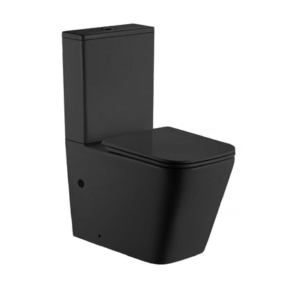 Inodoro tanque bajo negro Cyril - The Bath