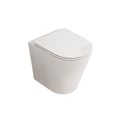 Toilette compacte Bologna blanc brillant