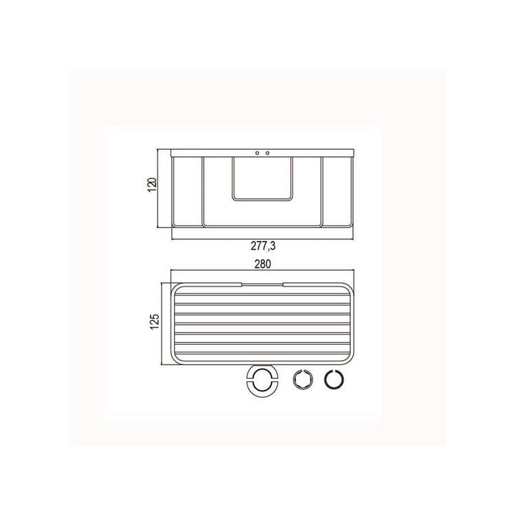 Porte-savon pour la douche