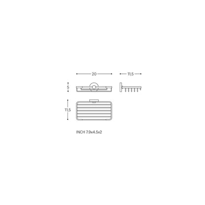 Jabonera rectangular Start - Thebath