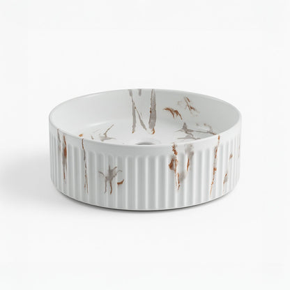 Lavabo blanco sobre encimera Kush - Thebath