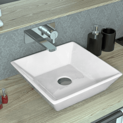 Lavabo cuadrado sobre encimera Flat - The Bath
