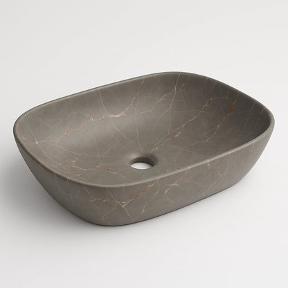 Lavabo de baño sobre encimera marrón Oriol - Thebath