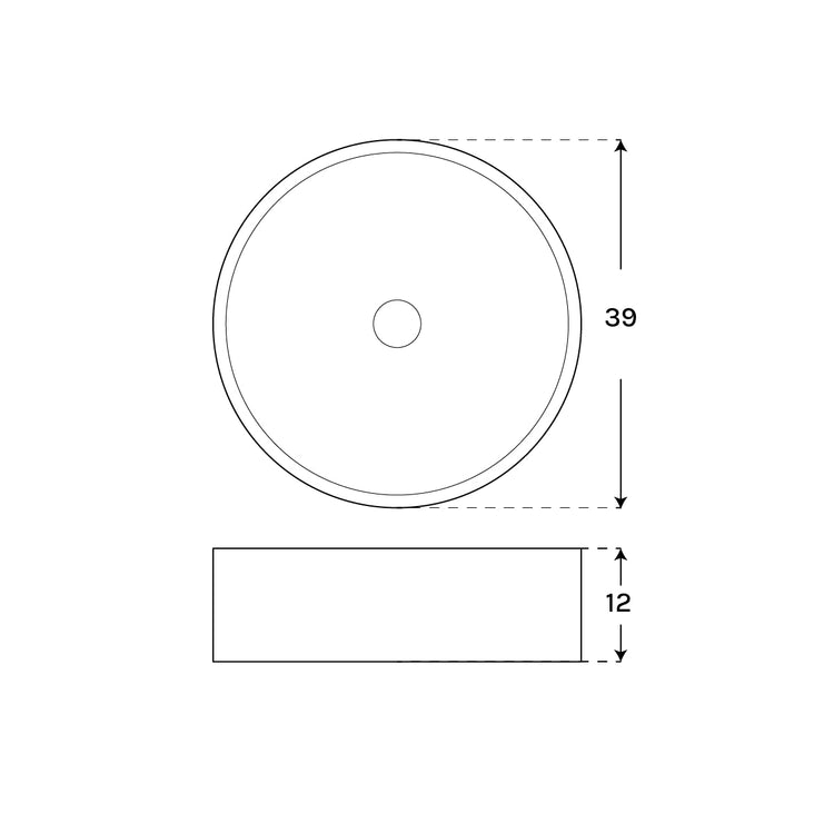 Lavabo en ciment pour salle de bain Sobia