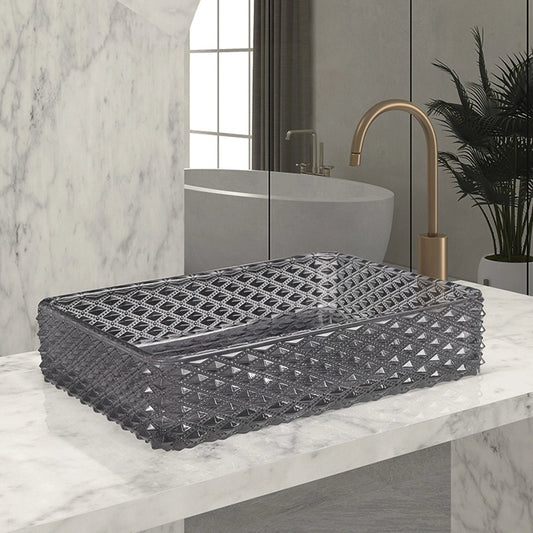 Lavabo de cristal sobre encimera Lex - The Bath