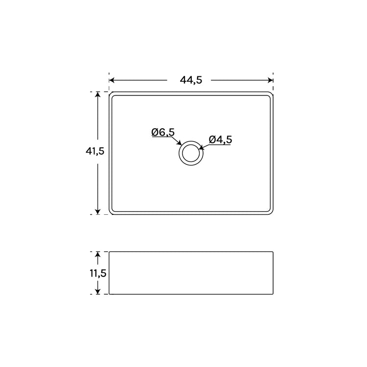 Lavabo en verre à poser Lex