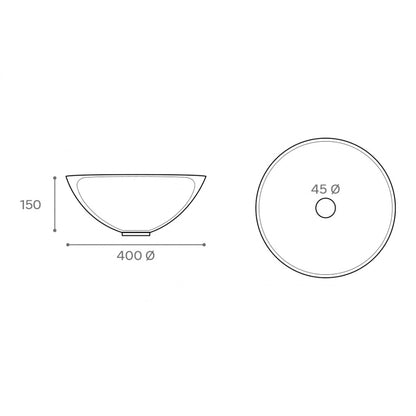 Lavabo de mármol beige Belenus