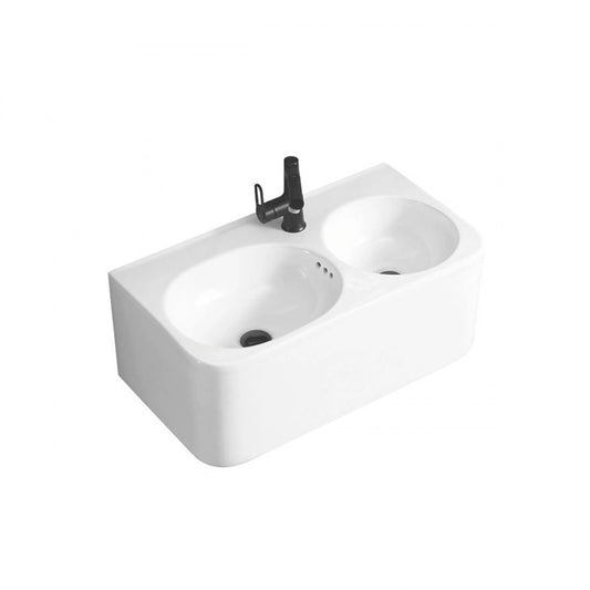 Lavabo doble suspendido Klint