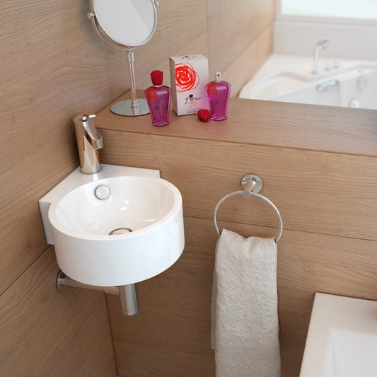 Lavabo esquinero suspendido Dasha