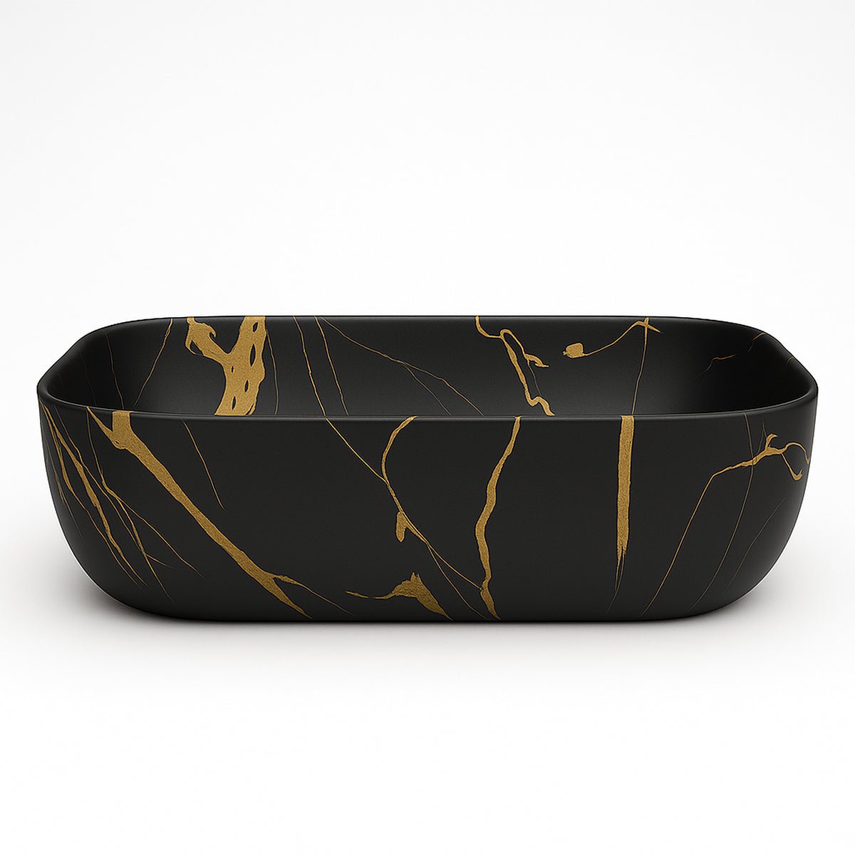 Lavabo negro sobre encimera Ciro - Thebath