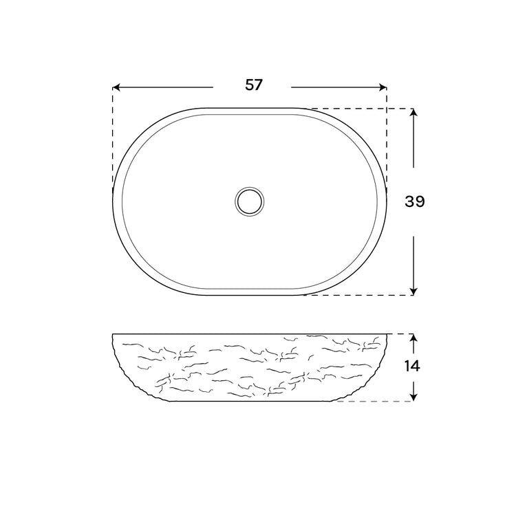 Lavabo rustique Enso