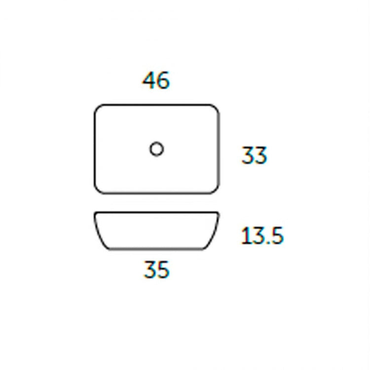 Lavatório sur encimera Due