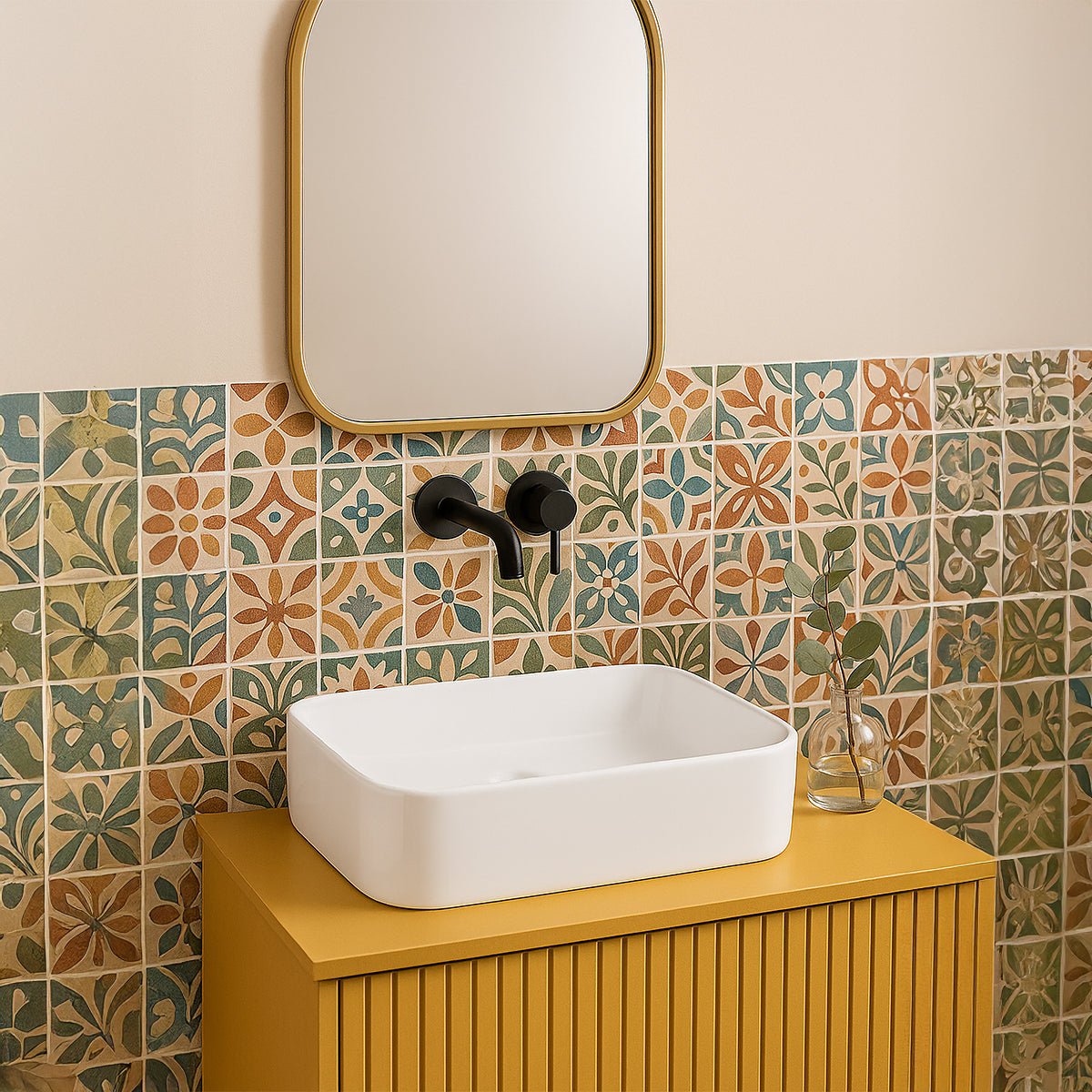 Lavabo sobre encimera rectangular Akali - Thebath