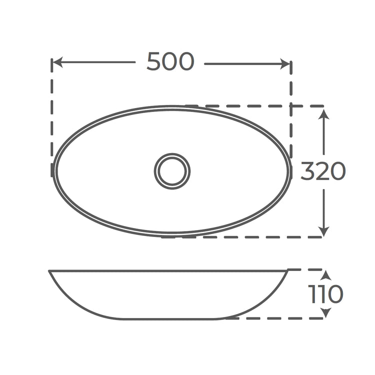 Vasque à poser en Solid Surface Eros