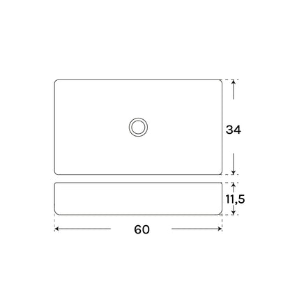 Lavabo sobre encimera Vera - Thebath