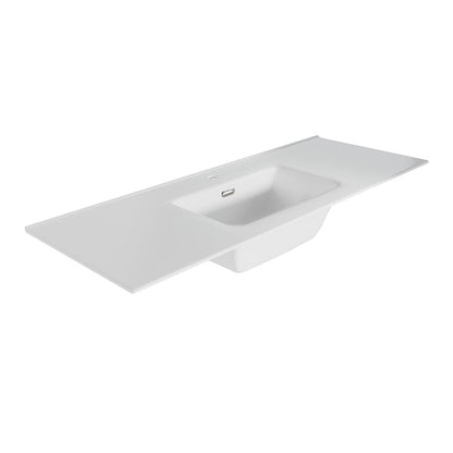 Lavabo sobre mueble blanco mate Shiba - Thebath