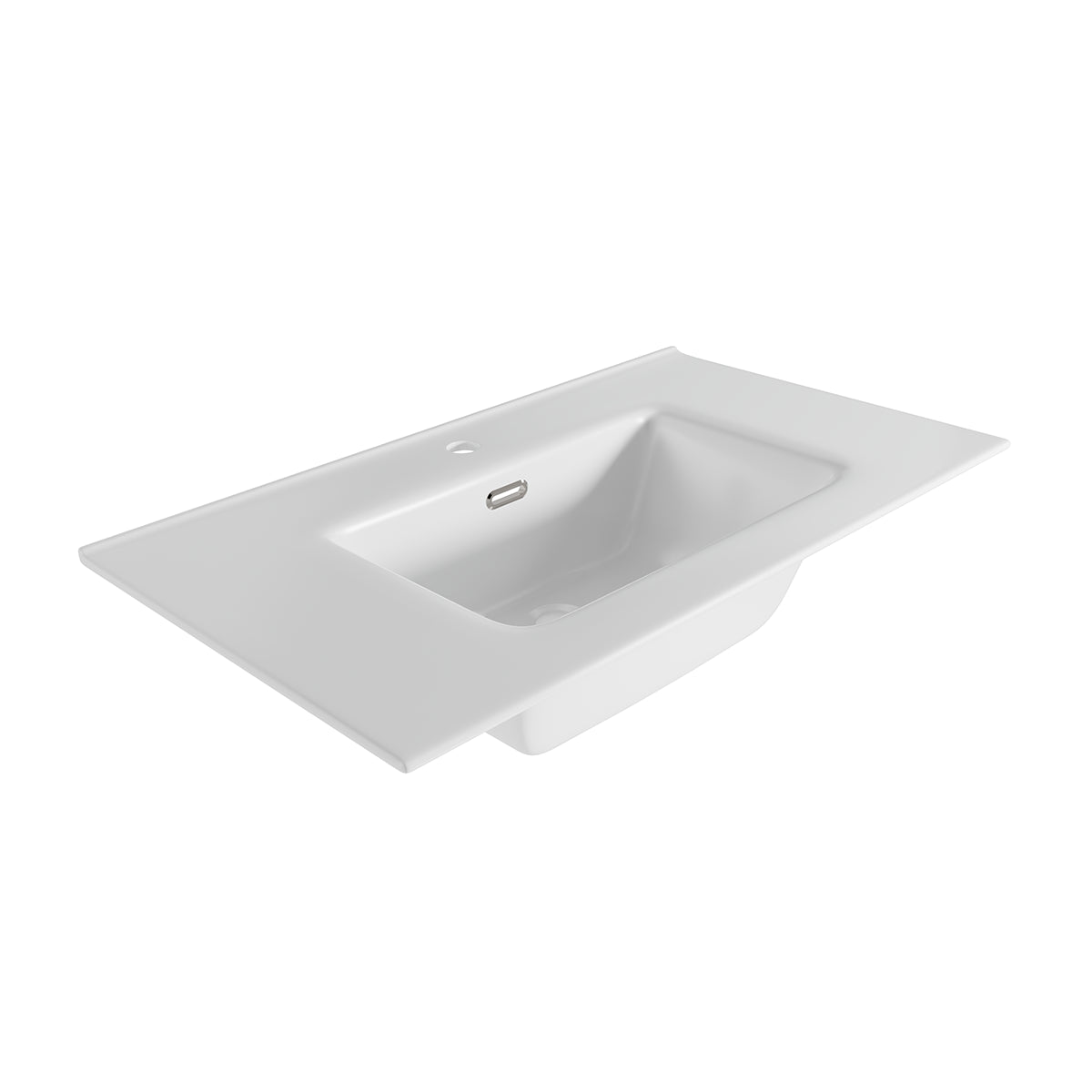 Lavabo sobre mueble blanco mate Shiba - Thebath