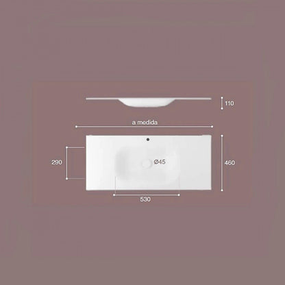 Lavabo sobre mueble Tibet Irion