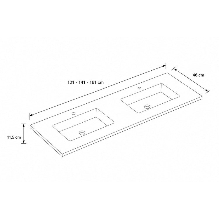 Lavabo en surface Ambar