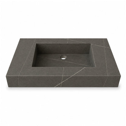 Lavabo suspendido con encimera Boreal - The Bath