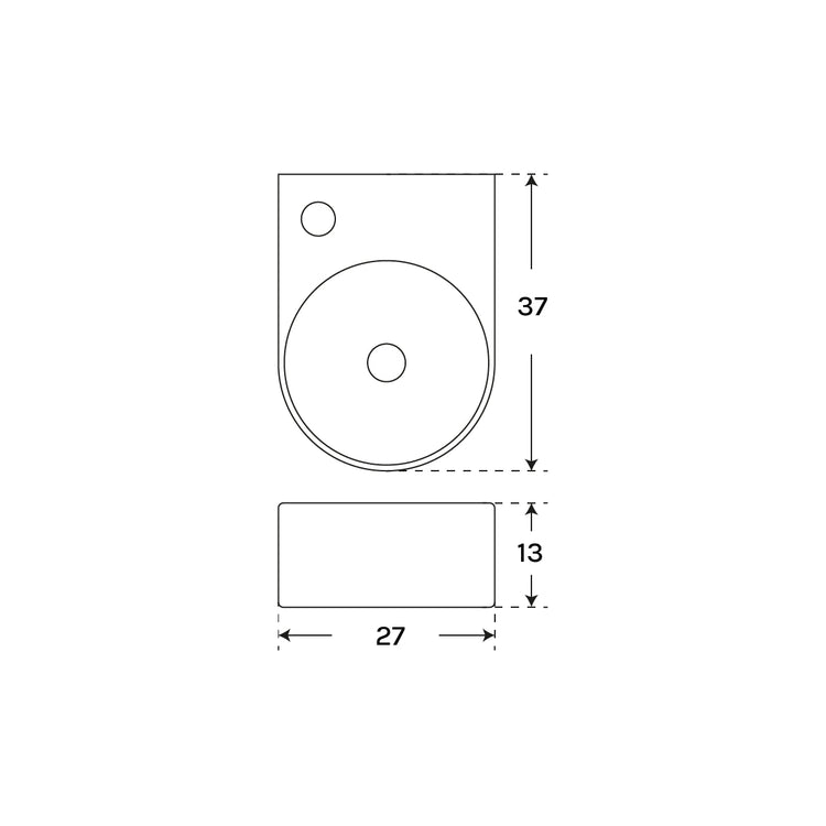 Suspension Petit lavabo