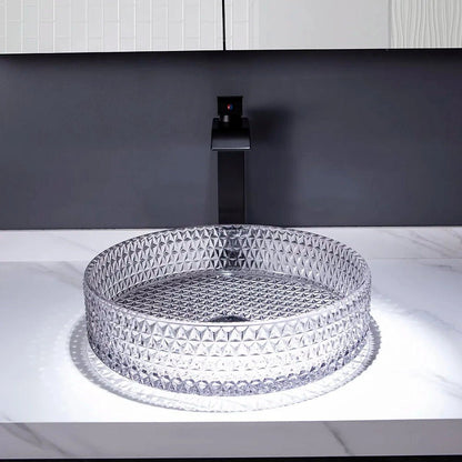 Lavabo transparente